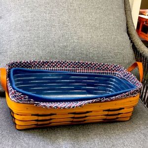 Longaberger Stars and Stripes Basket